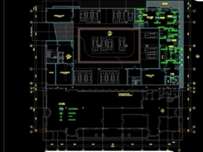 File autocad thiết kế hệ thống điều hòa không khí nhà văn phòng 7 tầng