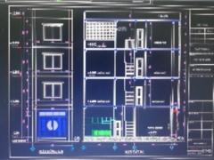 File autocad thiết kế nhà phố 3 tầng 1 tum KT 4x10m gồm KT+KC