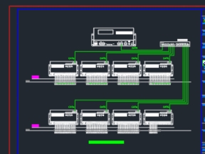 File autocad thiết kế thiết kế tủ điện cho đèn led 0.9x0.35m(mặt bằng+sơ đồ nguyên lý +khối lượng)