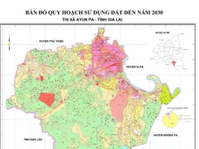 File bản đồ quy hoạch sử dụng đất thị xã ayun pa, gia lai
