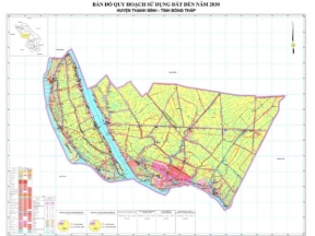 File bản đồ sử dụng đất huyện thanh bình, đồng tháp