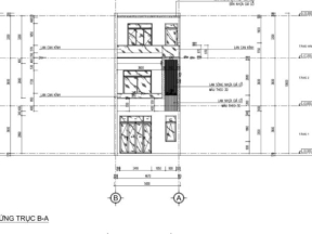 File bản vẽ file cad nhà dân 3 tầng 5x17m