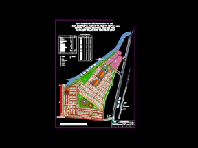 File bản vẽ quy hoạch khu tái định cư phường 4 tỉnh trà vinh.