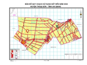 File bản vẽ quy hoạch sử dụng đất huyện thoại sơn, an giang