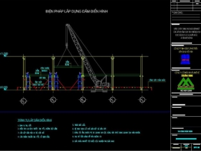 File biện pháp thi công lắp dựng kết cấu thép - cột dầm sàn