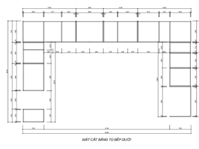 File cad - hồ sơ bản vẽ tủ bếp
