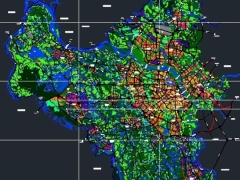 File cad bản đồ quy hoạch chung thành phố Hà Nội