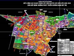 File cad bản đồ quy hoạch và hiện trang huyện Hóc Môn TP HCM