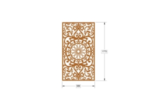 File cad cnc giếng trời dxf