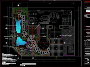 File cad file bản vẽ bản vẽ đầy đủ cảnh quan sân vườn kèm file .skp