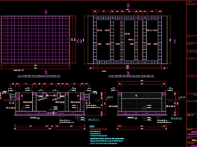 File cad hoàn công kết cấu trạm biến áp kios khu Đô Thị Bắc An Khánh