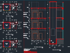 File cad kiến trúc nhà khách tỉnh ủy, đầy đủ đầy đủ