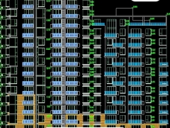 File cad miễn phí thiết kế chung cư cao trên 70 tầng