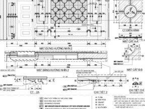 File cad nội thất căn hộ bason 120m2