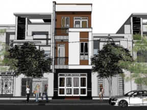 File cad phương án nhà dân 3 tầng 5x19m