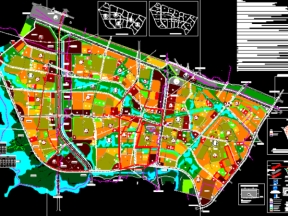 File cad quy hoạch phân khu đô thị n7