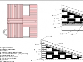 File cad thiết kế chi tiết xây dựng mái nhà dốc miễn phí