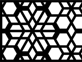 File cad thiết kế lan can cnc hoa văn lỗ dxf