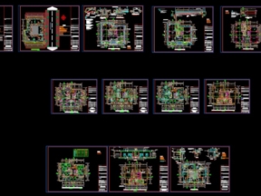 File cad thiết kế tòa chung cư