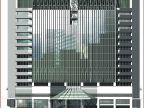 File cad thiết kế tòa nhà thương mại 15 tầng đầy đủ bản vẽ kiến trúc, kết cấu, PCCC, Nước