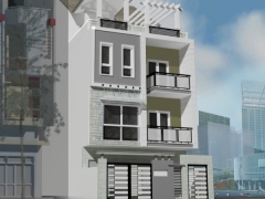 File cad xây dựng nhà phố 4 tầng kích thước 7x20m gồm kiến trúc và bổ chi tiết nội thất