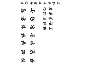 File cắt chữ theo phong cách thư pháp cnc