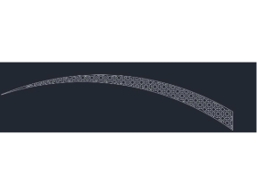 File cắt cnc hoa văn vòm nhà xe