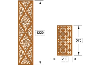 File cnc 2 mẫu vách hoa đẹp