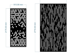 File cnc 2 thiết kế cổng 1 cánh đơn giản