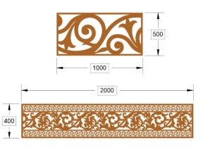 File cnc 2 thiết kế lan can mới nhất