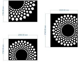 File cnc 3 thiết kế kích thước giếng trời