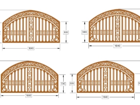 File cnc 4 thiết kế hàng rào đẹp
