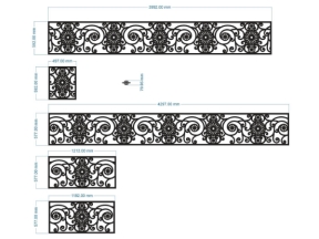 File cnc 5 kích thước thiết kế lan can