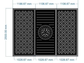 File cnc cửa lùa trống đồng tuyệt đẹp