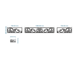 File cnc diềm mái kính dxf 2D