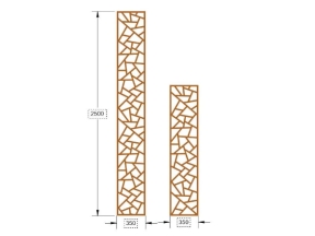 File cnc file cad vách cổng phong cách