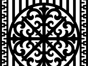 File cnc hàng rào phong cách