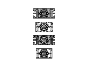 File cnc hàng rào trống đồng 4 kt