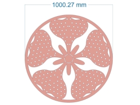 File cnc hoa 4 cánh  đặc biệt