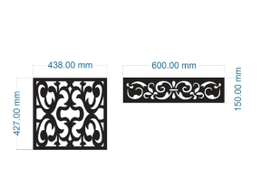 File cnc hoa văn cổng bản vẽ đẹp dxf