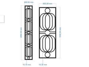 File cnc hoa văn cửa sắt sổ đơn giản