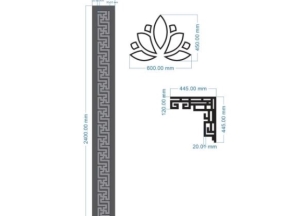 File cnc hoa văn phòng thờ dxf