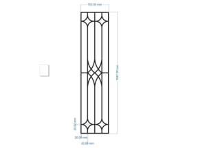 File cnc khung cửa sắt sổ dxf