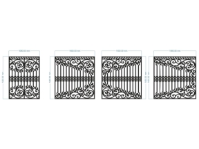 File cnc mẫu hàng rào mẫu mới