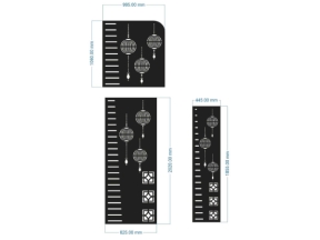 File cnc mẫu vách cổng mẫu họa tiết lồng đèn