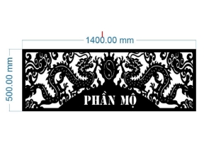 File cnc rồng chầu bản vẽ 2d