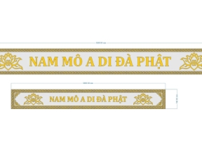 File cnc thiết kế biển nam mô a di đà