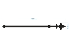 File cnc thiết kế chông giáo dxf