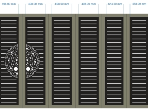 File cnc thiết kế cổng 6 cánh trống đồng đơn giản