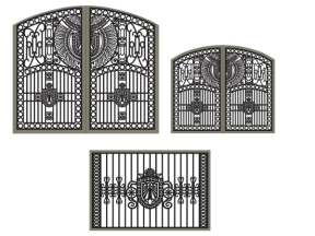 File cnc thiết kế cổng và hàng rào đẹp
